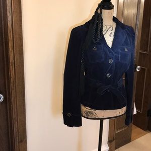Ann Taylor Loft corduroy Jacket, Dark Blue size 6